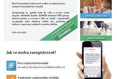 Boskovice: Mobilní rozhlas - nová služba pro obyvatele