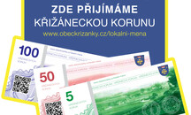Křižánky: "Křižánecká koruna" - místní měna